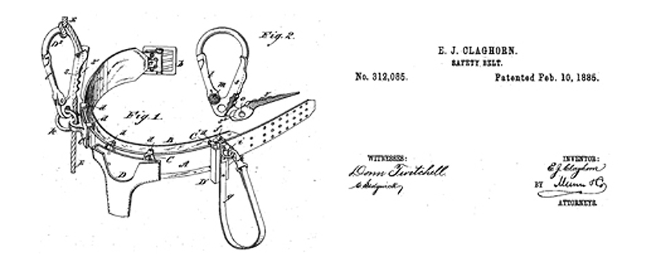 E.J. Claghorn’s seat belt